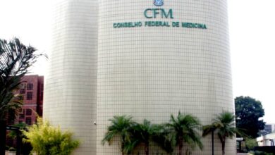 Edifício do Conselho Federal de Medicina, em Brasília.
