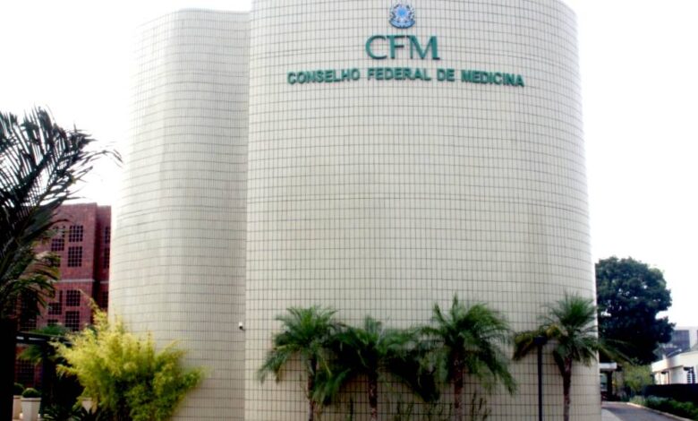 Edifício do Conselho Federal de Medicina, em Brasília.